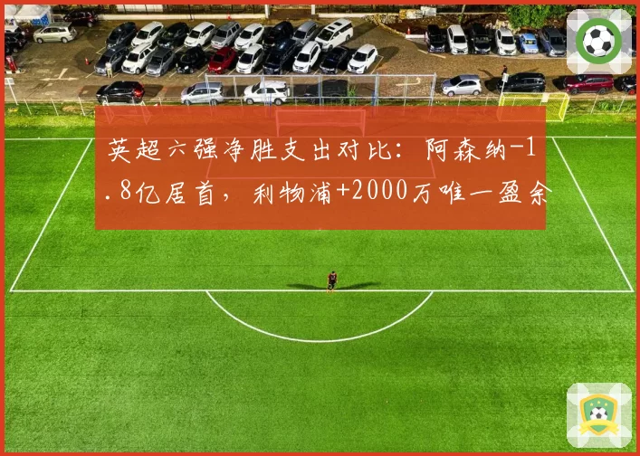 英超六强净胜支出对比：阿森纳-1.8亿居首，利物浦+2000万唯一盈余